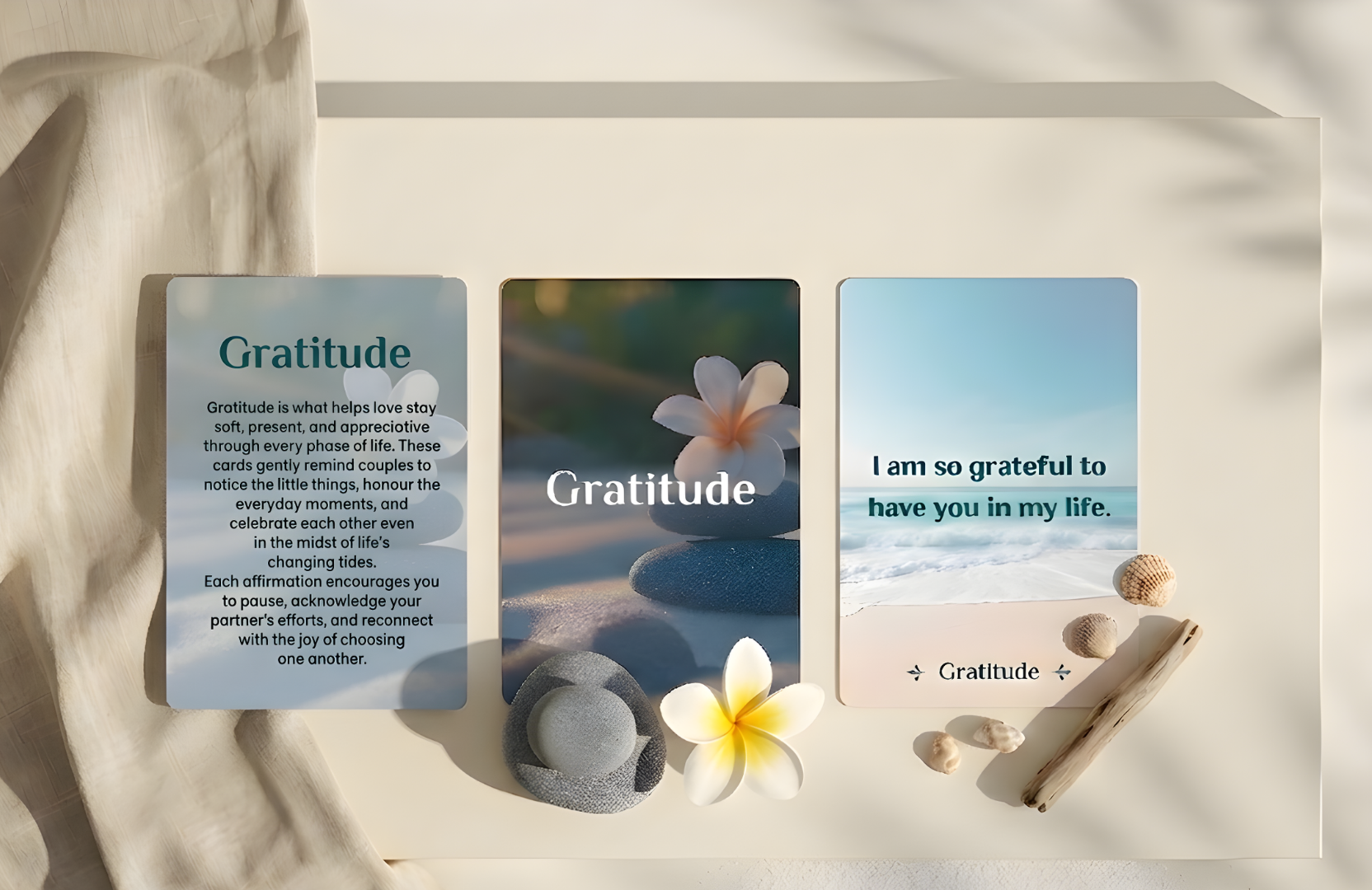 Flowing Together - Affirmation Cards For Couples