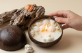 Coconut Shell Candle 2 Pc