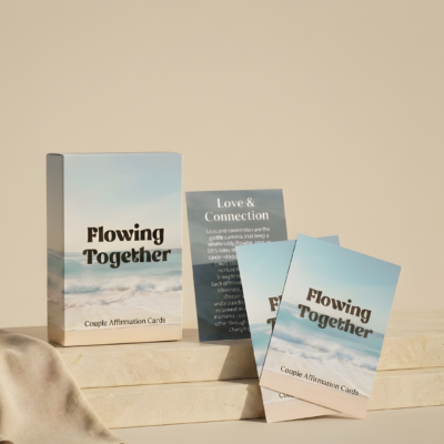 Flowing Together - Affirmation Cards for Couples