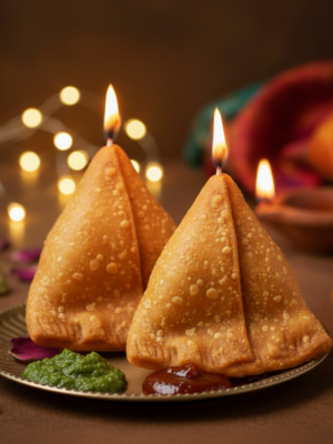 Samosa Candle