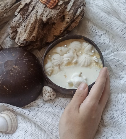 Coconut Shell Candle