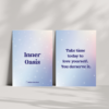 Inner Oasis - 30 Daily Affirmation Cards With Wooden Stand