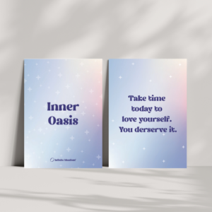 Inner Oasis - 30 Daily Affirmation Cards With Wooden Stand